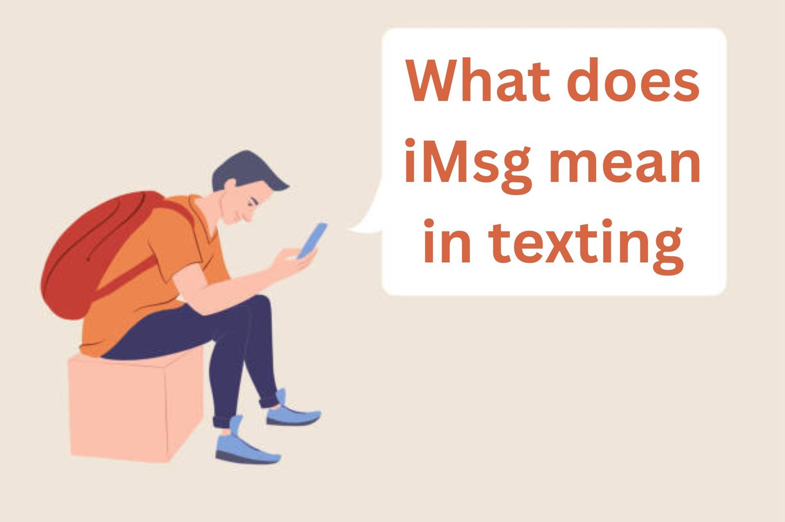 what does imsg mean in texting